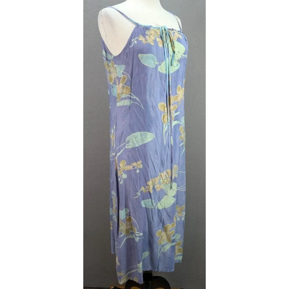 Chilli Peppers Dress‎ Womens Size M Beach Cover Up Floral Midi Vacation Summer